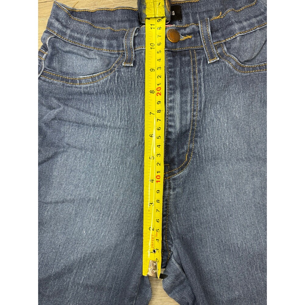 Fashion Nova High Waisted Skinny Jeans Size 3 Blue Stretch Denim Women - Picture 10 of 10